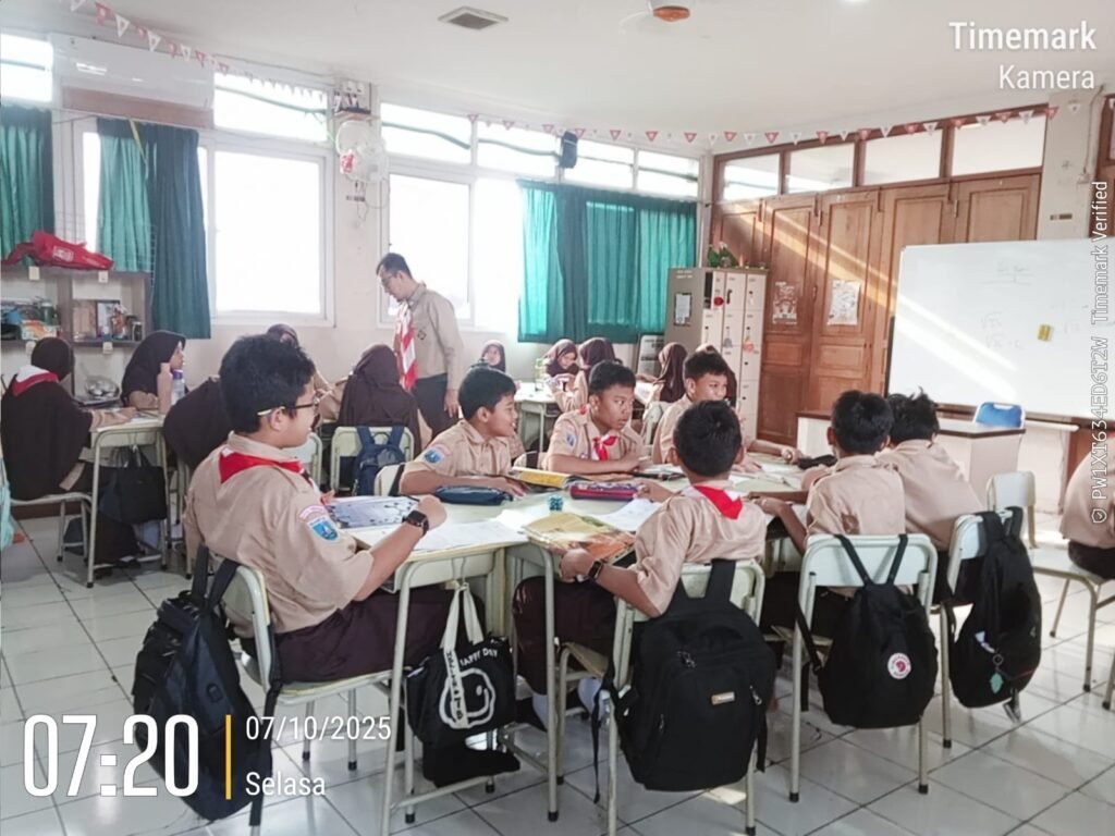 Kegiatan siswa di unit Tunas Harapan Ilahi